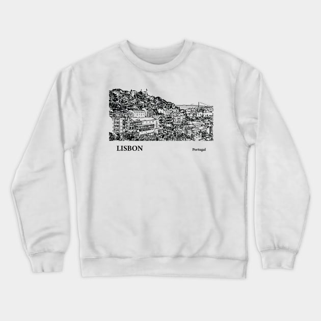 Lisbon - Portugal Crewneck Sweatshirt by Lakeric